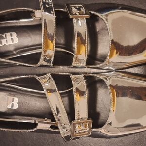 Gianni Bini Women's Silver Mary Jane Shoes